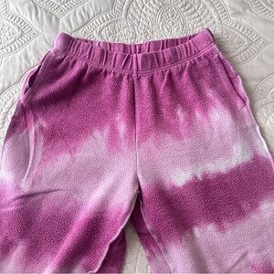 PacSun Pink Tie-Dye Track Pants